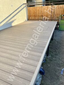 Tölgyfa hatású Wpc terasz