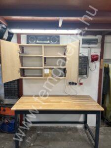 Műhely asztal és szekrény 2