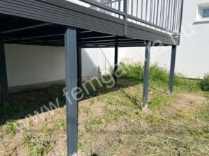 Terasz alátámasztás